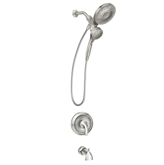 Moen 82304SRN Engage Magnetix Çok İşlevli El Duşu ve Yağmur Duşu Kombo, Spot Dirençli Fırçalanmış Nikel