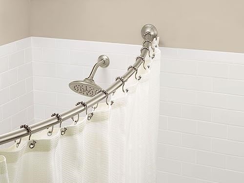 Moen SR2201BN Duş Perdesi Halkası, Fırçalanmış Nikel