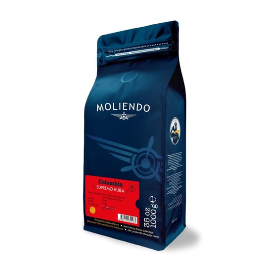 Moliendo Colombia Supremo Huila Yöresel Kahve (Çekirdek) 1000 g