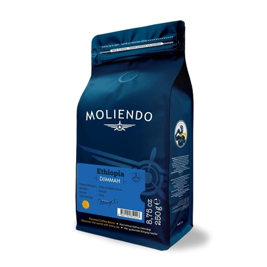 Moliendo Ethiopia Djimmah Yöresel Kahve (Çekirdek Kahve) 250 g