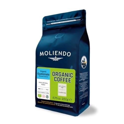 Moliendo Finest Coffe Organic Guatemala SHB Yöresel Kahve (Çekirdek) 250 g