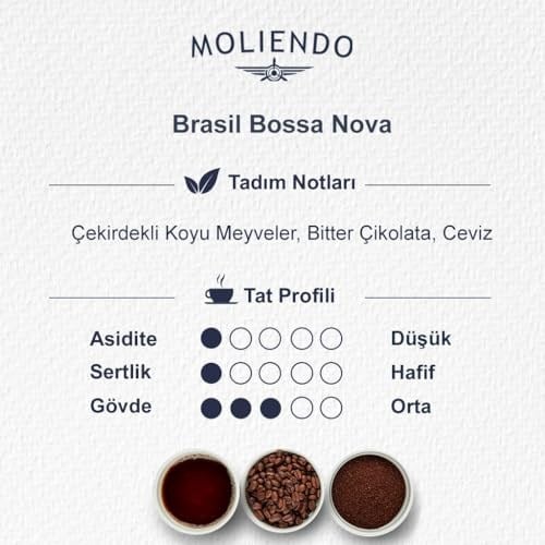 Moliendo Finest Coffee Brasil Bossa Nova Yöresel Kahve (Çekirdek) 1000 g