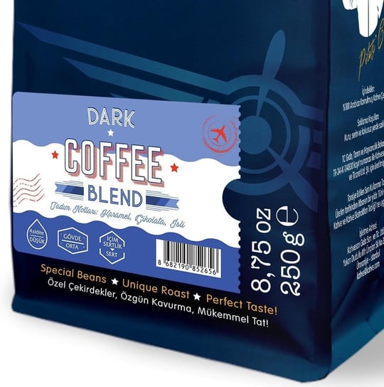 Moliendo Finest Coffee Dark Blend (Çekirdek) 250 g