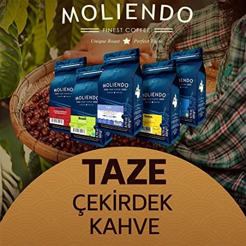 Moliendo Finest Coffee Guatemala Antigua SHB Yöresel Kahve (Öğütülmüş Filtre Kahve) 250 g