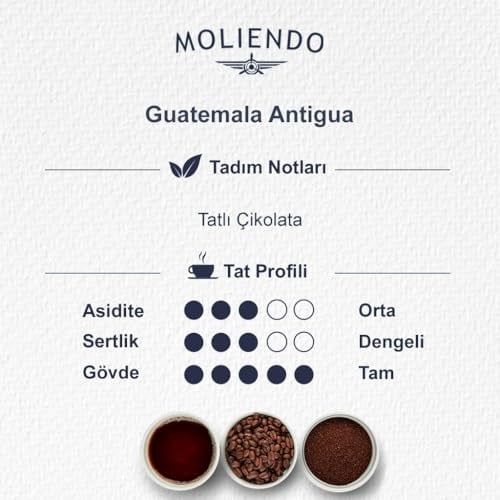 Moliendo Finest Coffee Guatemala Antigua SHB Yöresel Kahve (Çekirdek) 1000 g