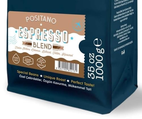 Moliendo Finest Coffee Positano Espresso Blend Kahve (Çekirdek) 1000 g