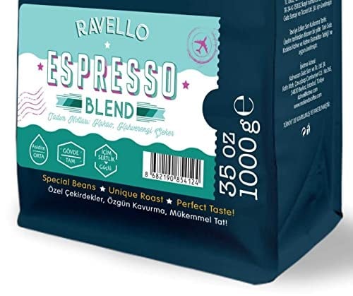 Moliendo Finest Coffee Ravello Espresso Blend Kahve (Çekirdek) 1000 g
