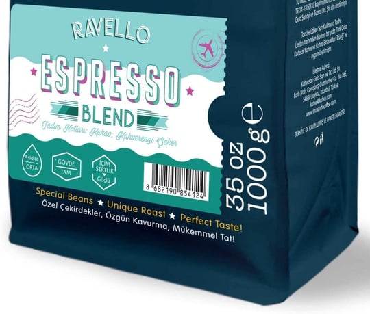 Moliendo Finest Coffee Ravello Espresso Blend Kahve (Çekirdek) 1000 g