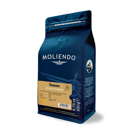 Moliendo Finest Coffee Yemen Mocha Yöresel Kahve (Çekirdek) 250 g