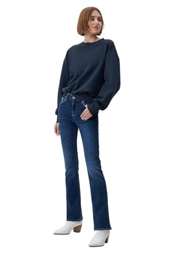 Molly Casual Zımparalı Koyu Mavi Jean Pantolon 1013683047