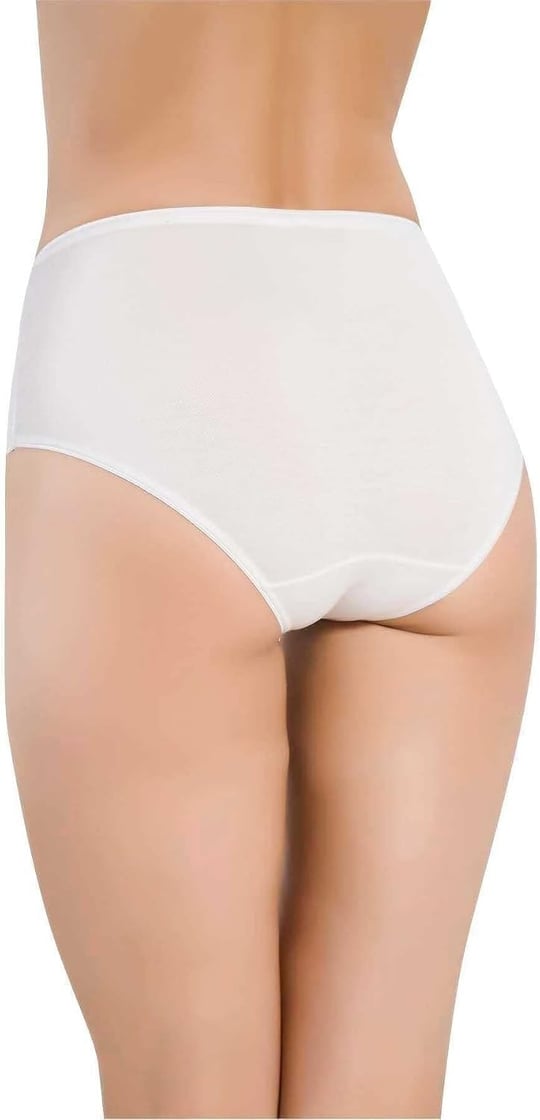Moms Lab Kadın Siyah 3Lü Paket Bambu Yüksek Bel Bikini Külot