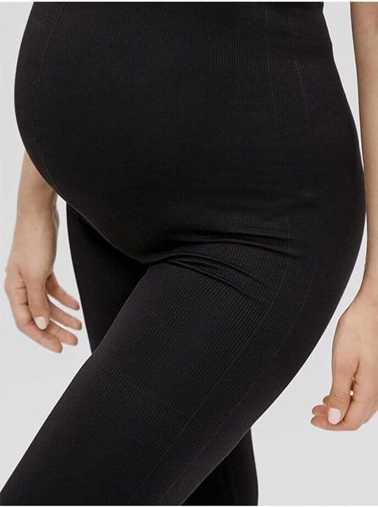 Moms Lab Kışlık Içi Şardonlu Toparlayıcı Etkili Ayarlanabilir Bel Esnek Kumaş Hamile Taytı