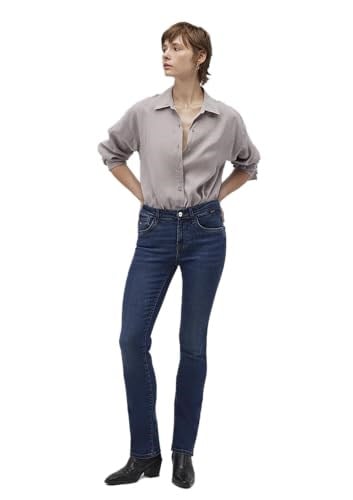 Mona Gold Klasik Vintage Koyu Mavi Jean Pantolon 1049787784