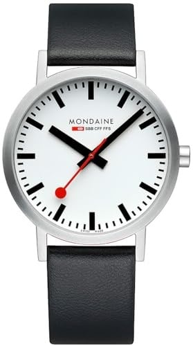 Mondaine Erkek Analog Kuvars Saat Deri Kayışlı A660.30360.16SBBV, Siyah, Kayış