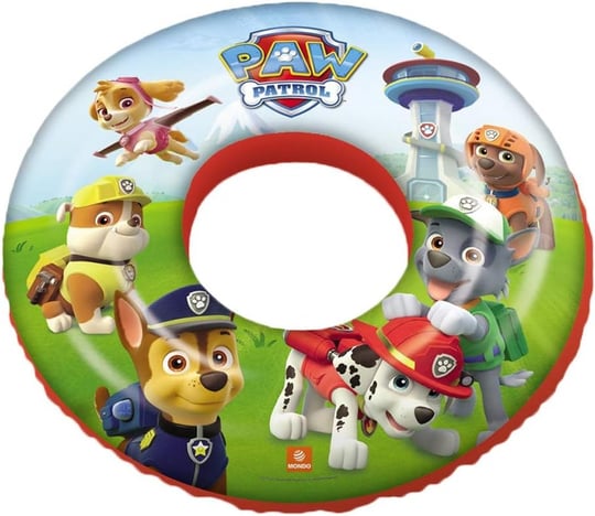 Mondo 16629 Paw Patrol Simit 50 cm, su sporları, plaj malzemesi, şişme ürün, yüzme aksesuarı, kamp, dalış, güvenlik