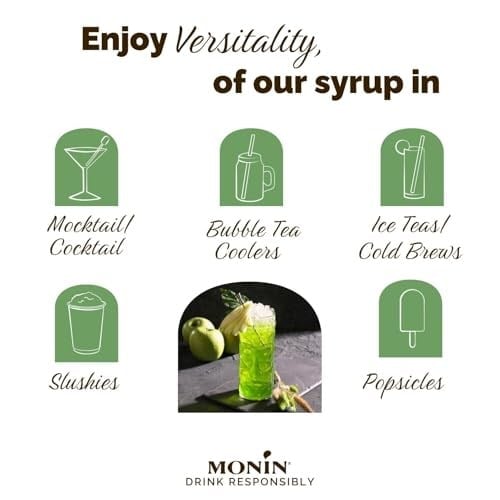 Monin Green Apple (Yesil Elma) Surubu 70 cl