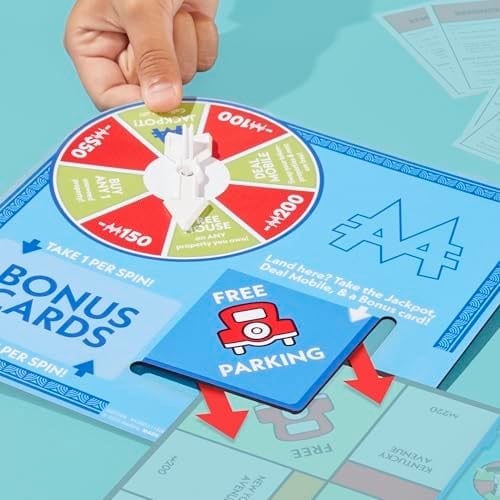 Monopoly Ücretsiz Otopark İkramiye Genişletmesi | Klasik Monopoly Oyununa Daha Fazla Eğlence Katın ve Daha Hızlı Oynayın | 8+ Yaş | 2-6 Oyuncu | 40 Dakika | Aile Masa Oyunları