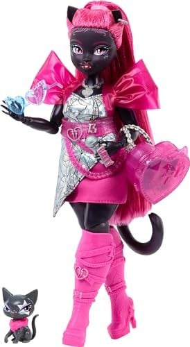 Monster High Acayip Havalı Arkadaşlar - Catty Noir, 3Y+, HXH76
