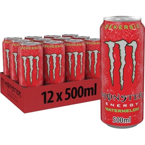 Monster Watermelon Enerji İçeceği Kutu 12x500 ml