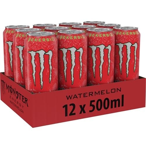 Monster Watermelon Enerji İçeceği Kutu 12x500 ml