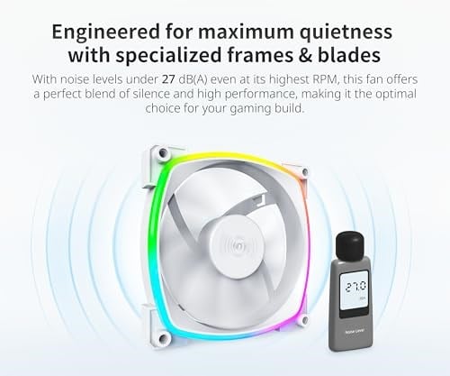 MONTECH AX 120MM - PWM Fan - Sessiz Performans - Yüksek Hızlı 1600PWM - HDB Rulmanlı Üst Düzey Dayanıklılık - Çarpıcı Dış Halka ARGB Aydı - Bedenler: 120mm, 360mm, AX 3ü 1 Arada Paket, HyperFlow ARGB