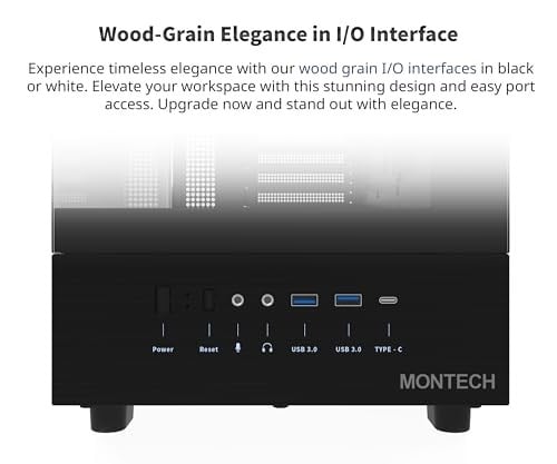 MONTECH XR, ATX Mid-Tower PC Oyun Kasası, 3 x 120mm ARGB PWM Fanlar Önceden Yüklenmiş, Tam Görünüm Çift Temperli Cam Panel,  - Seçenekler: XR Siyah, X3 CAM, X5 Beyaz, XR Ahşap Beyaz, XR ahşap siyah...