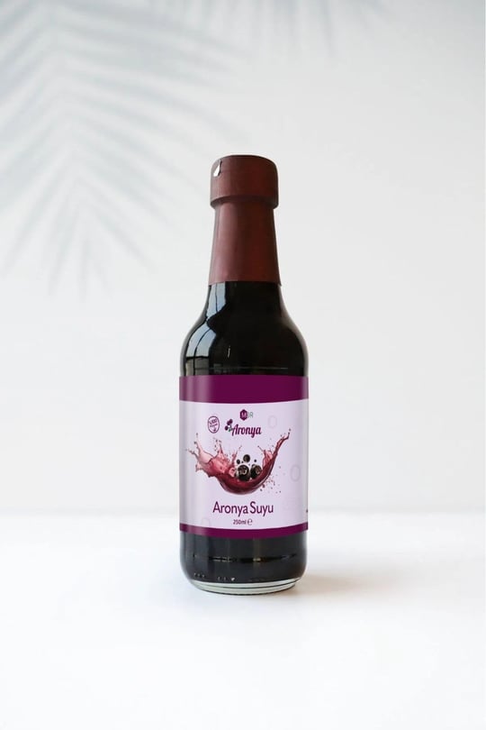 Mor Aronya Aronya Suyu 250 ml%100 Doğal aronya meyvelerinden üretilmiş, Mor Aronya Suyu