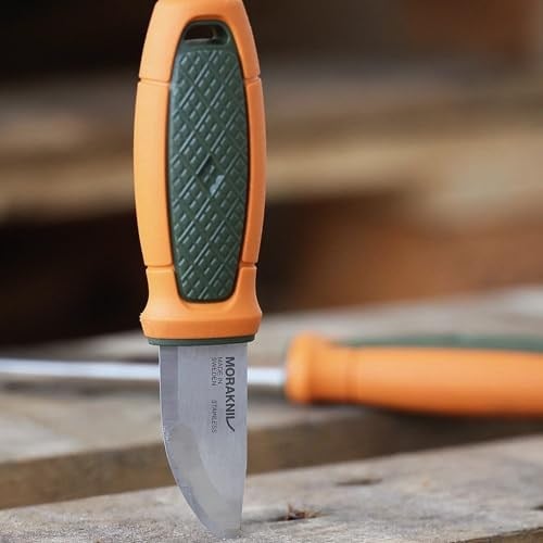 Morakniv® Eldris with Belt Loop (S) Olive Green/Burnt Orange -Mora Bıçak-