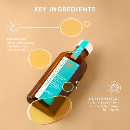 Moroccanoil Treatment Light Parlaklık Verici Şekillendirici Saç Açıcı Argan Saç Yağı 50 ml