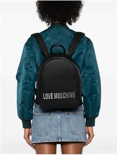 MOSCHINO Bayan Çantası Love Sırt Çantası Suni Deri Siyah