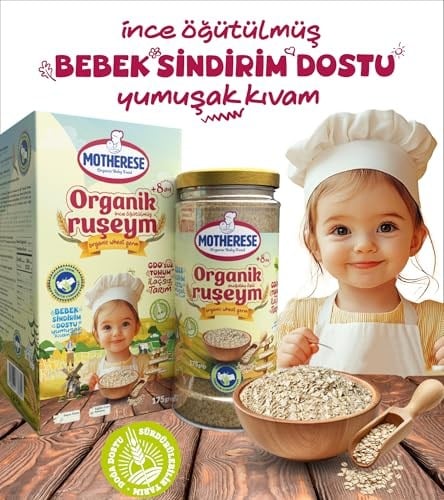 Motherese Organik Ruşeym - Motherese Organik Bebek Ruşeym 175 gr - Ruşeym 175 gr