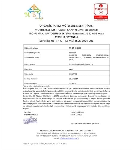 Motherese Organik Ruşeym - Motherese Organik Bebek Ruşeym 175 gr - Ruşeym 175 gr