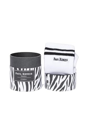 Motley Socks Unisex Nakışlı Uzun Tenis Çorap - Zebra
