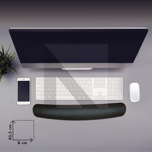MP03 - Memory Klavye Bilek Destek Pedi | Yumuşak, Ergonomik, Klavye Önü El Bileği Dinlendirme Pedi