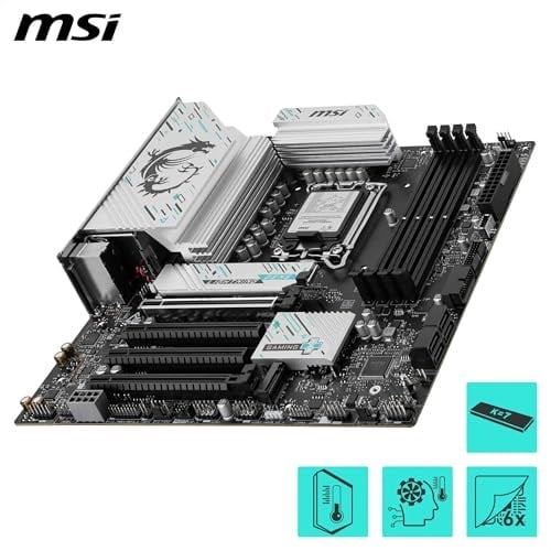 MSI B860M GAMING PLUS WIFI SOKET 1851 DDR5 8600MHZ(OC) 3xM.2 1x TB4 HDMI DISPLAY 5G LAN WIFI 7 mATX