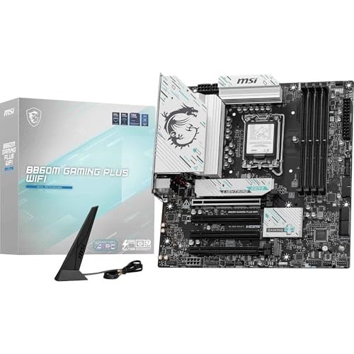MSI B860M GAMING PLUS WIFI SOKET 1851 DDR5 8600MHZ(OC) 3xM.2 1x TB4 HDMI DISPLAY 5G LAN WIFI 7 mATX