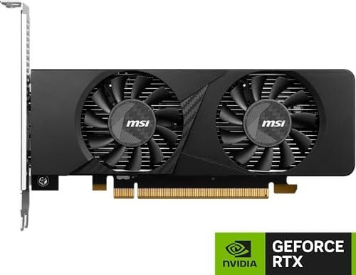 MSI GEFORCE RTX 3050 LP E 6G OC RTX3050 6GB GDDR6 96B DX12 PCIE 4.0 X8 (1XDP 2XHDMI)