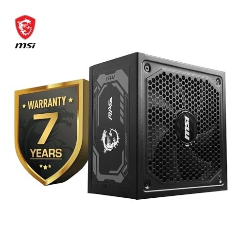 MSI MAG A1250GL PCIe5.1 1250W 80Plus Gold Full Modüler ATX Güç Kaynağı Siyah