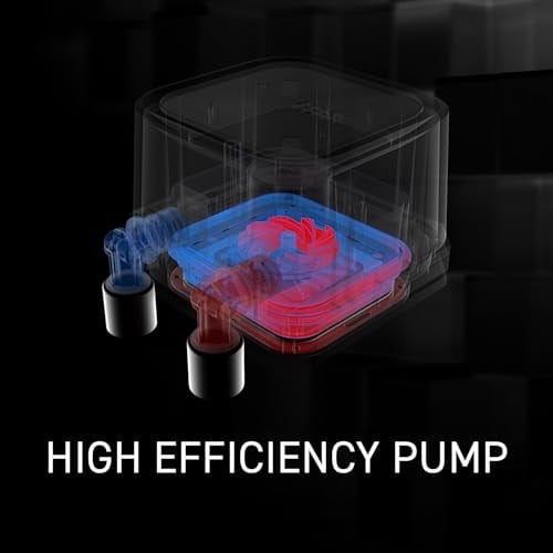 MSI MAG Coreliquid A13 240 - AIO ARGB Sıvı İşlemci Soğutucu - 240mm Radyatör - LGA 1851 Soket Desteği - Çift 120mm ARGB PWM Fan, Siyah