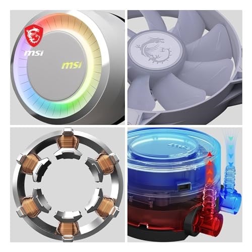 MSI MAG CoreLiquid E360 360mm Beyaz İşlemci Sıvı Soğutucu - Seçenekler: E Serisi, K serisi, R-Series, 360 weiß, 240 mm...