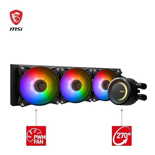 MSI MAG CoreLiquid E360 360mm Siyah İşlemci Sıvı Soğutucu - Seçenekler: 240 schwarz, 240 weiß, 360 schwarz, 360, K Serisi V2...