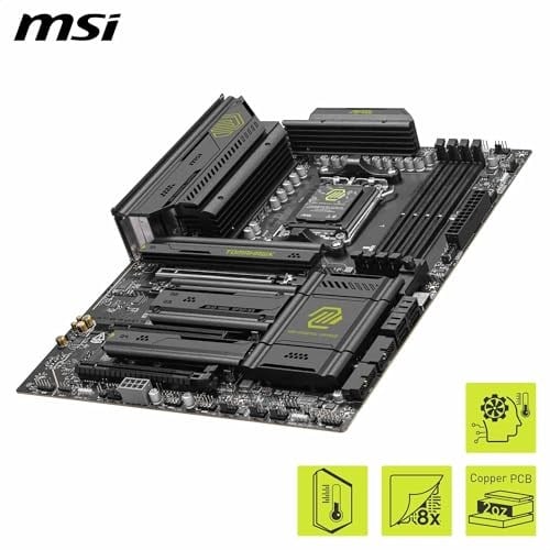 MSI MAG X870E TOMAHAWK WIFI Anakart, ATX - AMD Ryzen 9000/8000 / 7000 İşlemcileri, AM5-80A SPS VRM, DDR5 Bellek Arttırma 8400+ MT/s (OC), PCIe 5.0 x16, M.2 Gen5, Wi-Fi 7, 5G LANı destekler