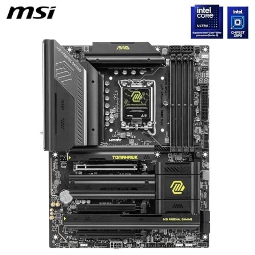 MSI, Mag Z890 Tomahawk Wifi Soket 1851 Ddr5 9200Mhz(oc) Usb 20Gbps 4Xm.2 2Xtb4 Hdmi Display 5G Lan Wifi 7 Atx, 7E32-001R