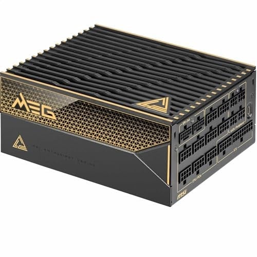 MSI MEG AI1600T PCIE5.1 1600W 80+ TITANIUM POWER SUPPLY