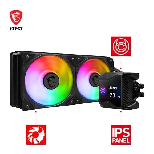 MSI MPG CoreLiquid D240 240mm Siyah İşlemci Sıvı Soğutucu