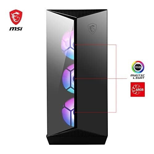 MSI MPG GUNGNIR 110R USB 3.2 Temperli Cam ATX Mid-Tower Gaming (Oyuncu) Kasa