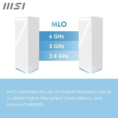 MSI NETWORK ROAMII BE PRO WIFI 7 MESH SYSTEM- 2 PACK