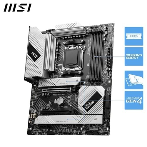 MSI PRO B650-A WIFI AM5 DDR5 7600MHZ(OC) HDMI DP 3x M.2 USB 20 Gbps 2.5G LAN WI-FI 6E ATX - Seçenekler: ATX, Micro-ATX, PRO A620M-E, PRO B650-A WIFI