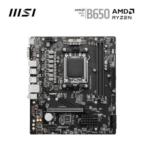MSI PRO B650M-B DDR5 AMD B650 AM5 Soket DDR5 6800+(OC) MHz mATX Anakart