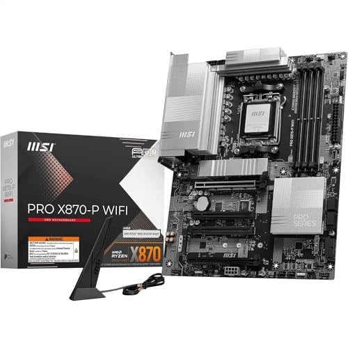 MSI PRO X870-P WIFI AMD X870 Soket AM5 DDR5 8200(OC) MHz ATX Gaming (Oyuncu) Anakart